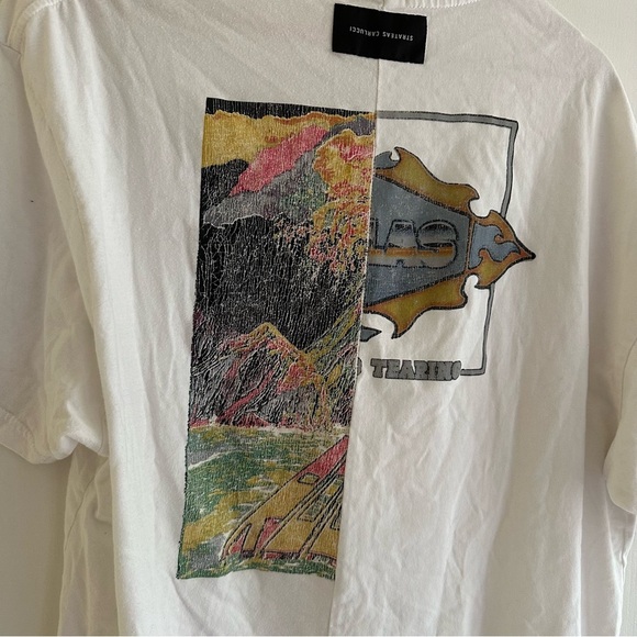 Strateas Carlucci Carbon White Graphic Tee Co-exist Nature Size Mens Medium - Picture 3 of 6